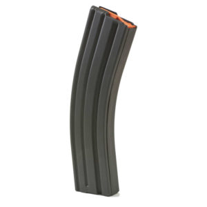 AR-15 .223/5.56 STAINLESS STEEL 40 ROUND MAGAZINE - MARLUBE BLACK, ORANGE FOLLOWER