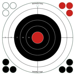 STICK-A-BULL 12 BULLS-EYE SELF ADHESIVE TARGETS"