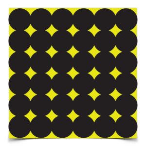 SHOOT•N•C® SELF-ADHESIVE TARGETS - 12 SHEETS, 432 TARGETS