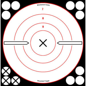 SHOOT N C WHITE/BLACK BULL'S-EYE X TARGETS