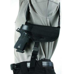 HORIZONTAL SHOULDER HOLSTER - SIZE MEDIUM, BLACK, 00