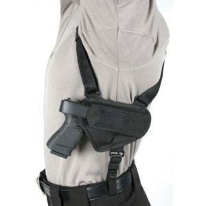 HORIZONTAL SHOULDER HOLSTER - SIZE LARGE, BLACK, 02