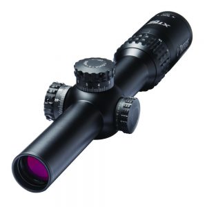 XTR II 1-5X24MM (30MM) RIFLESCOPE – XTR II BALLISTIC CQ MIL RETICLE, REAR FOCAL PLANE, BLACK MATTE