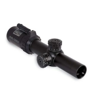 AR OPTICS 1-4X 24MM THROW DOWN PCL RIFLESCOPE - ILLUMINATED BTR-1 RETICLE