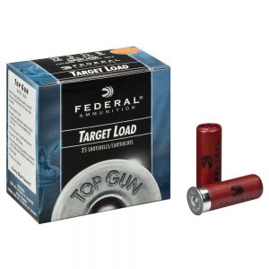 TOP GUN TARGET SHOTSHELLS - 12 GAUGE - 2.75 INCH - 1.125 OUNCE - #8 SHOT