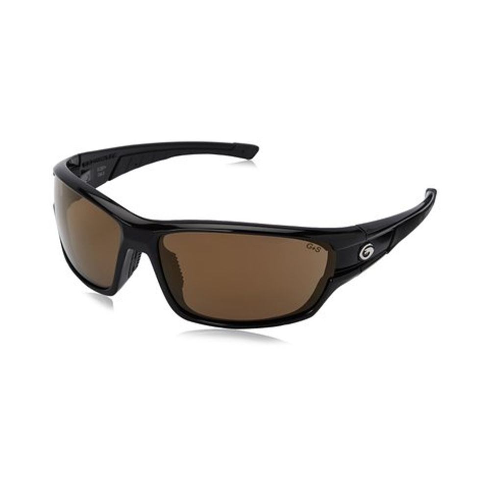 HAVOC SUNGLASSES - BROWN POLARIZED - BLACK FRAME