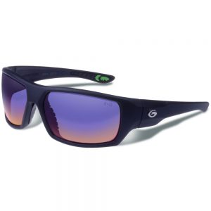 WRATH EYEWEAR SMOKE POLARIZED LENS - MATTE BLACK FRAME