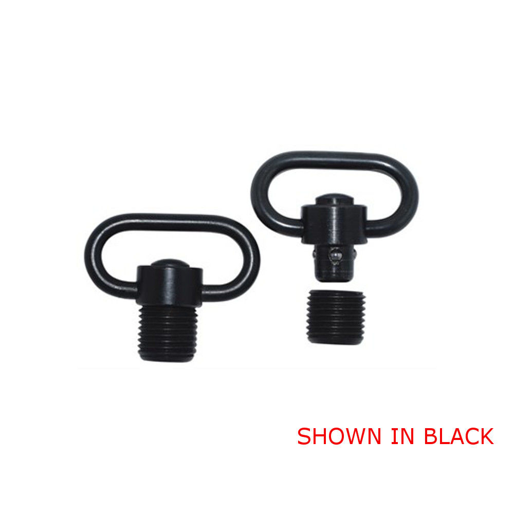 PUSH BUTTON SWIVELS - FLAT DARK EARTH