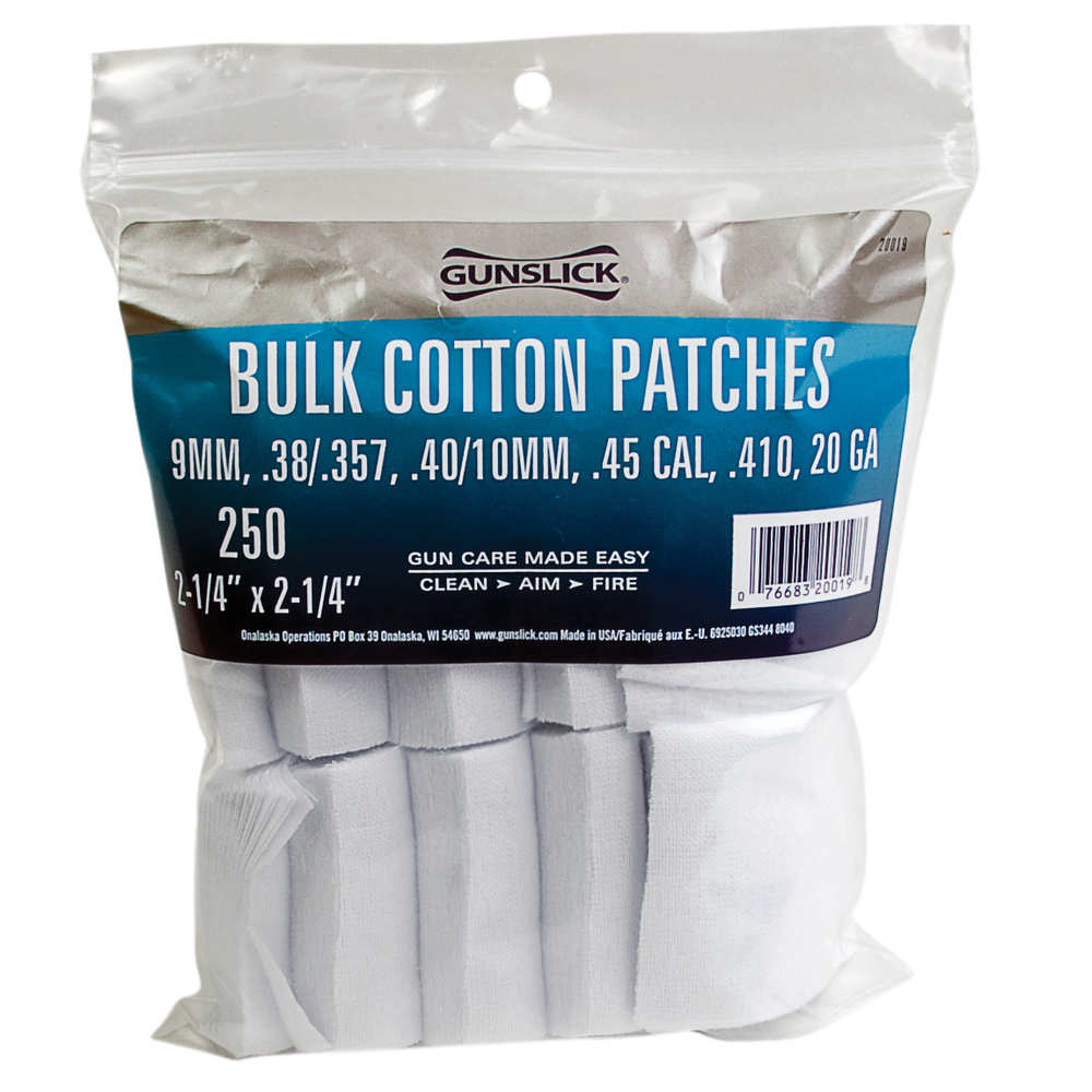 BULK COTTON PATCHES (250 CT)