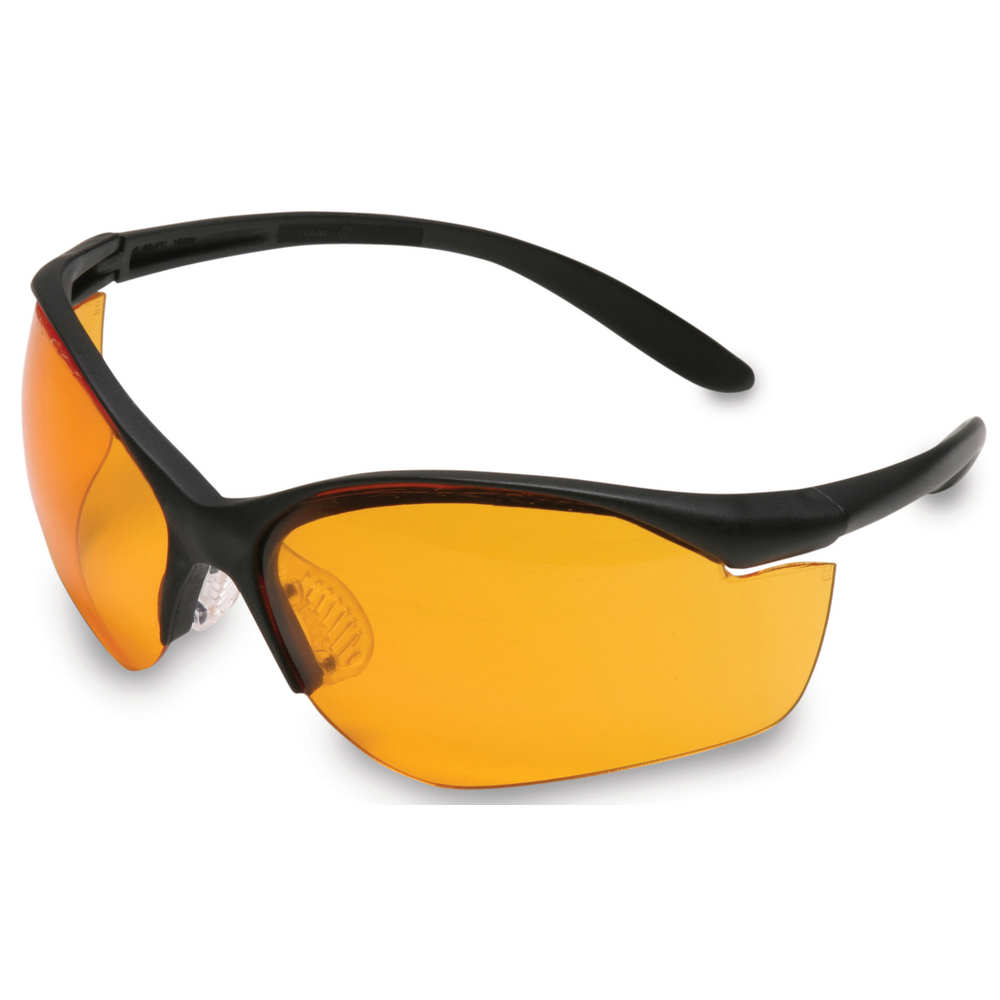 VAPOR II EYEWEAR - BLACK FRAME/ORANGE LENS