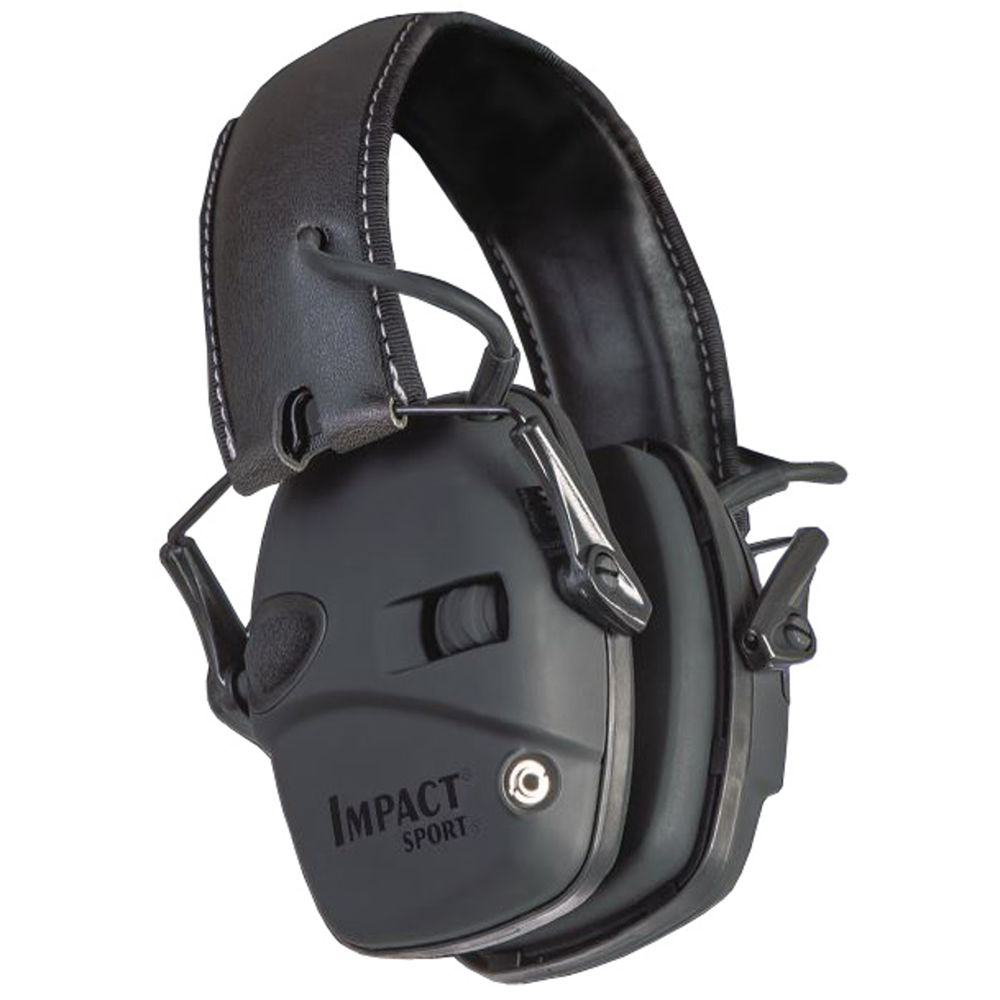 IMPACT SPORT ELECTRIC EARMUFF, BLACK - NRR 22 DB