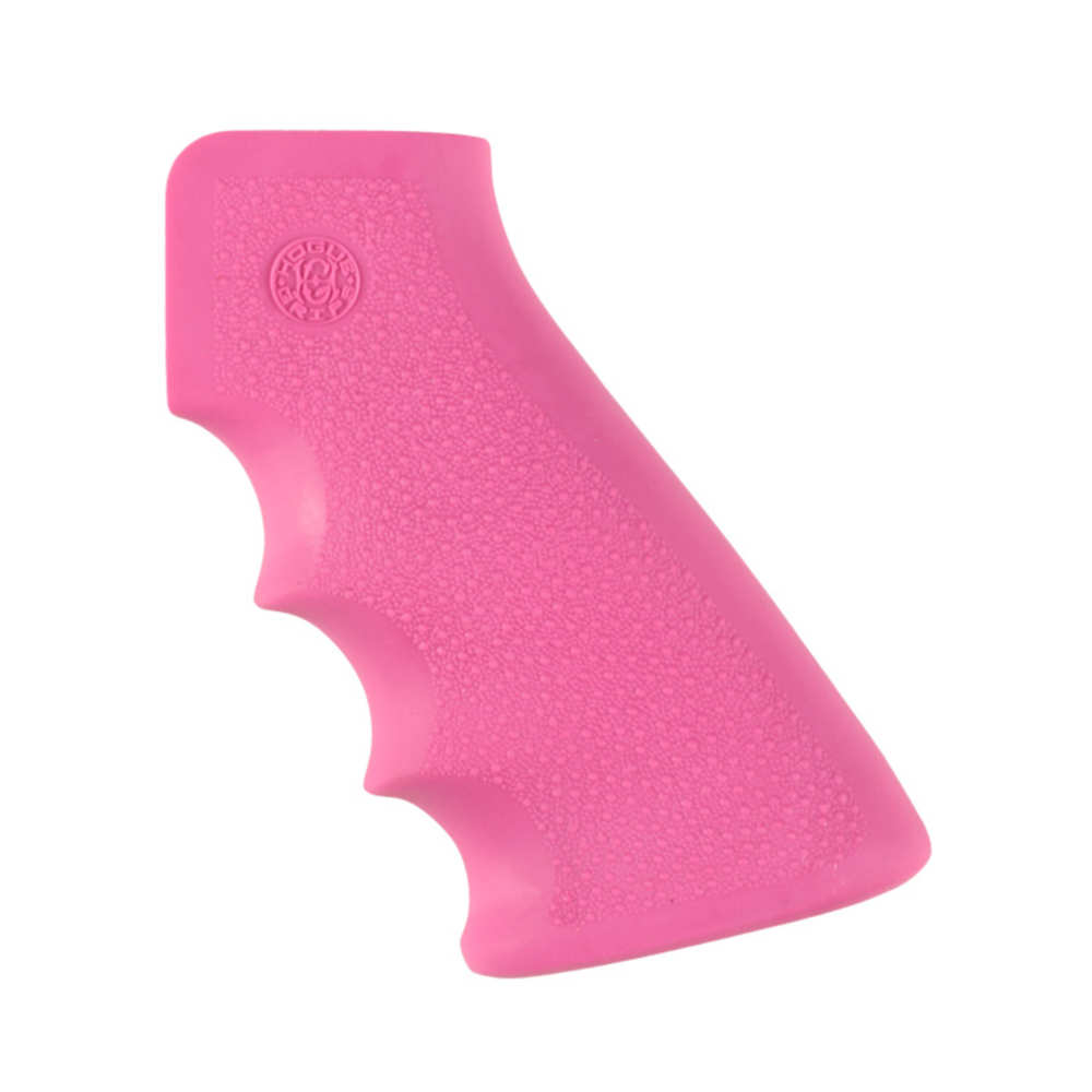 AR-15/M16/M4 OVERMOLDED GRIP - RUBBER GRIP WITH FINGER GROOVES - PINK