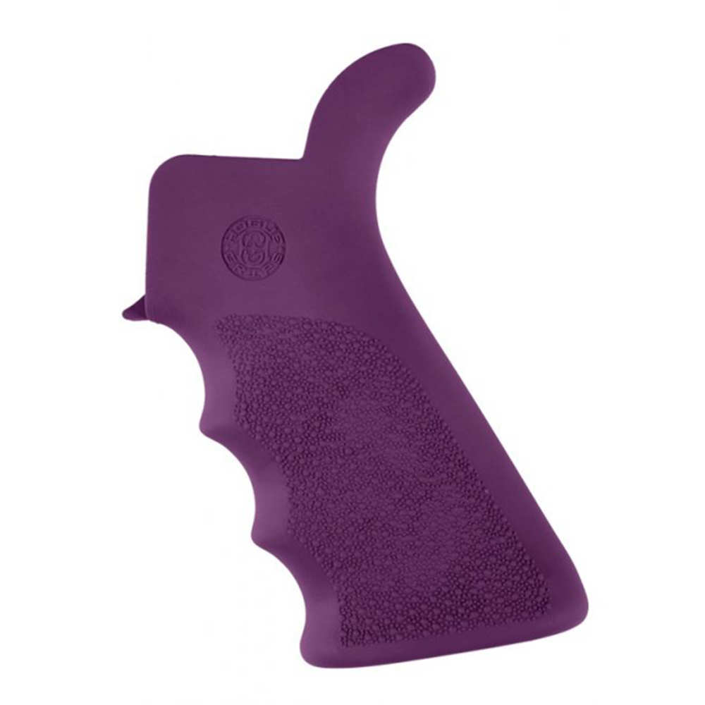 AR-15/M16/M4 OVERMOLDED GRIP - RUBBER GRIP BEAVERTAIL WITH FINGER GROOVES - PURPLE