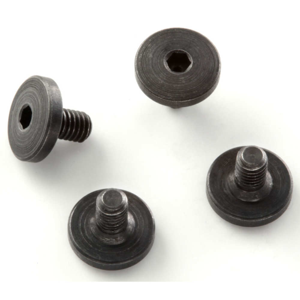 EXTREME GRIP SCREWS - BERETTA AND TAURUS (4 SCREWS) (TAURUS PISTOLS MUST HAVE FRAME BUSHINGS) - ALLEN (HEX) HEAD BLACK FINISH