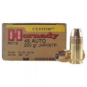 CUSTOM HANDGUN AMMUNITION - 45 AUTO, 200 GRAIN, XTP