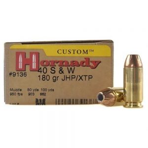 40 S&W 180 GR XTP AMMO 20 RD/BX