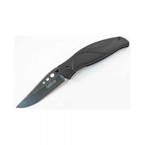 WHIRLWIND FOLDING KNIFE - STONEWASHED - SERRATED