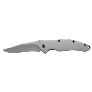 SHALLOT FOLDING KNIFE, SILVER