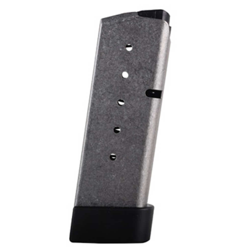 KAHR FACTORY MAGAZINE W/GRIP EXTENSION  - .45 ACP, 6 ROUNDS, STAINLESS STEEL