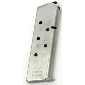 KIMPRO TAC-MAG 1911 MAGAZINE - 45 ACP, 7-ROUND, STAINLESS, FULL-LENGTH