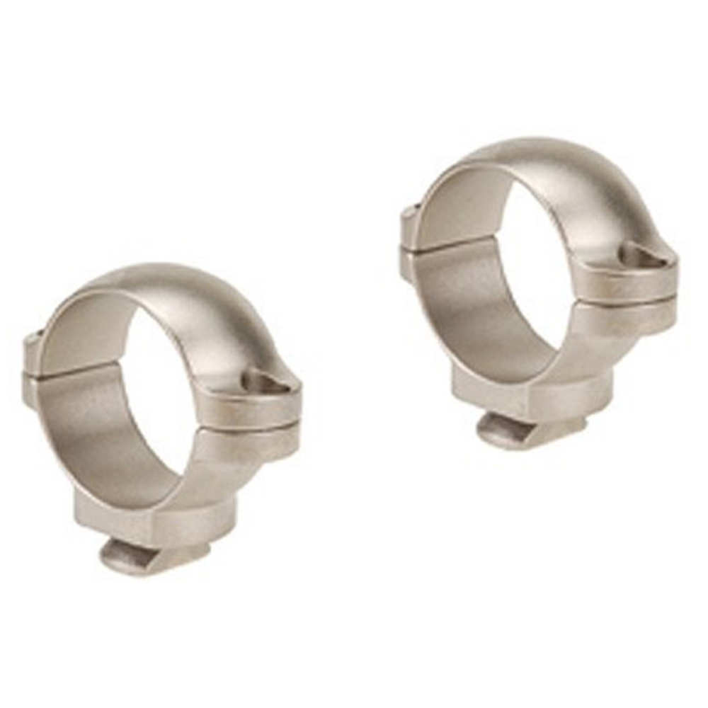 DUAL DOVETAIL 1 INCH LOW RINGS - SILVER