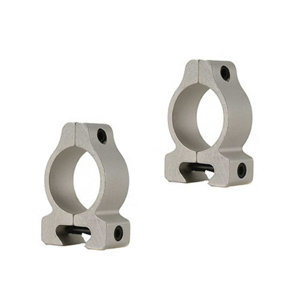 RIFLEMAN .22 RIMFIRE 3/8-INCH RINGS - SILVER