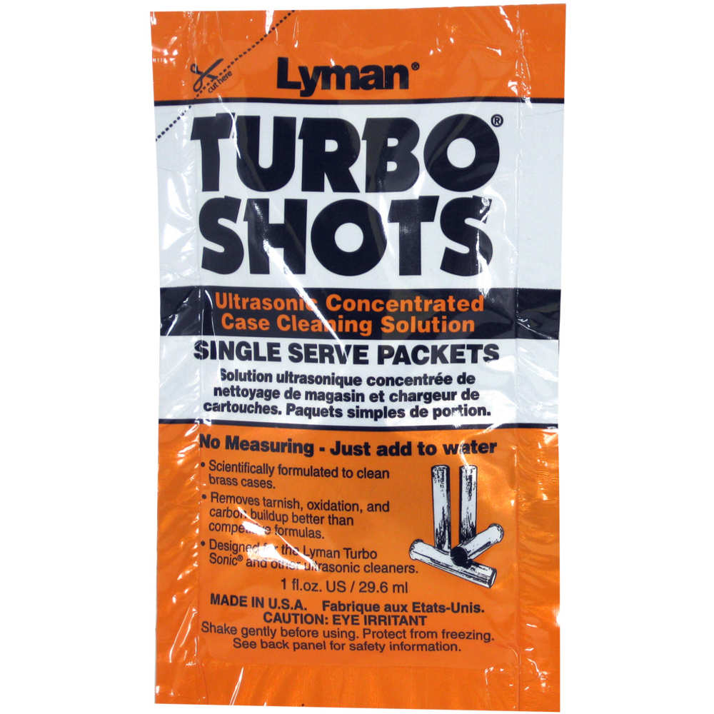 TURBO SHOTS SINGLE SERVE CASE CLEANING PACKETS