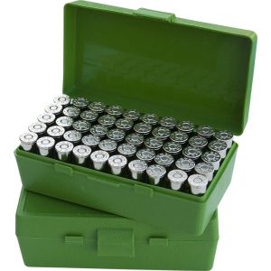 P-50 SERIES MEDIUM HANDGUN AMMO BOX - 50 ROUND - GREEN