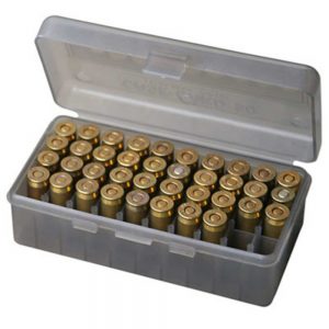 ORIGINAL SERIES LARGE HANDGUN AMMO BOX - 50 ROUND - CLEAR SMOKE