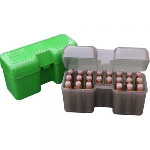 RF-22 SERIES SHORT MAG RIFLE AMMO BOX - 22 ROUND - GREEN