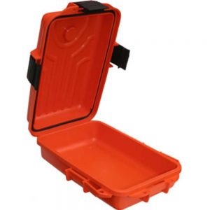 SURVIVOR DRY BOX - 9.8 X 6.8" X 3.0"" - ORANGE"""