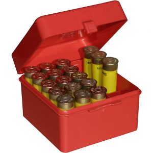 25 ROUND SHOTSHELL BOX - 20 GAUGE - RED