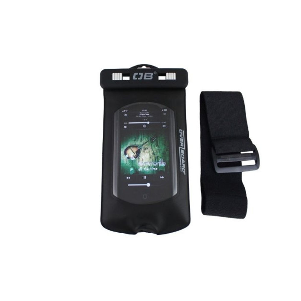 BLACK PRO-SPORT WATERPROOF MP3 CASE WITH SPORTS  ARM STRAP