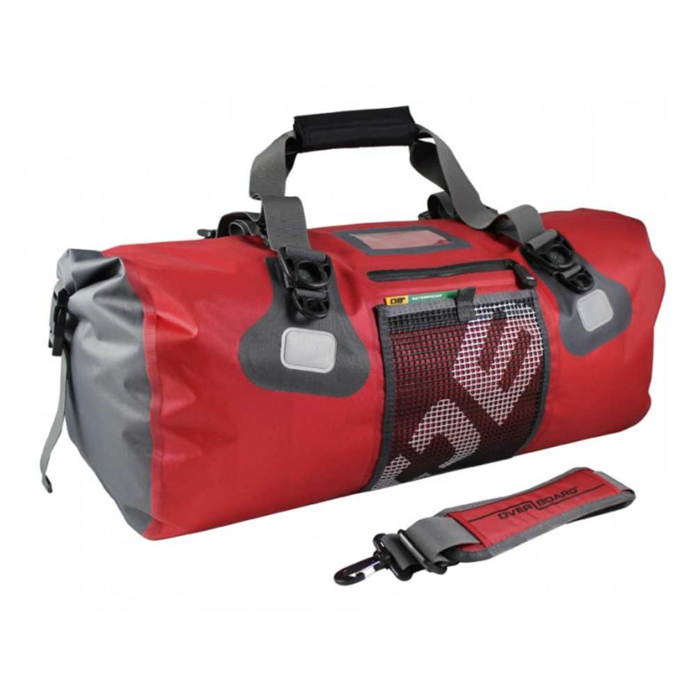 ULTRA-LIGHT WATERPROOF DUFFEL - 50 LITRES, RED