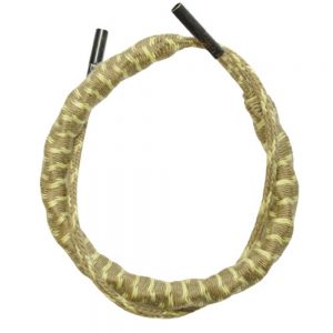 RIPCORD - .45 CALIBER - 36"	Ripcord - .45 Caliber - 36""For times in the field when you just can’t reach your Otis cleaning system and need a quick and effective clean – reach for the Ripcord™. This convenient tool cleans from Breech-to-Muzzle® in one quick and easy pass. The molded rubberized core and Nomex® fibers together create a more effective way to trap and remove fouling. -10” of aggressive cleaning surface -Heat resistance up to 700 degrees F -Helix shape engages rifling through the barrel -Nomex® fibers act as both a brush to loosen and a patch to capture fouling particles -Equipped with 8-32 threaded ends to fit all Otis cleaning components"""