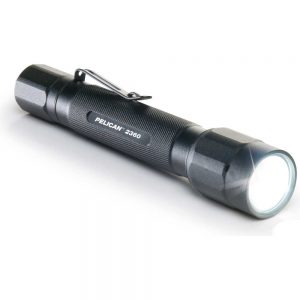 2360 LED FLASHLIGHT - 2AA BLACK