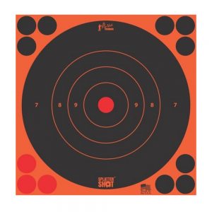 12IN ORANGE BULLSEYE TARGET 12PK