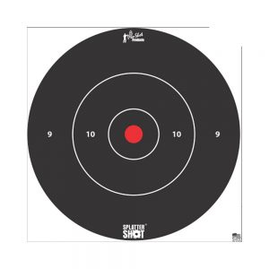 12IN WHITE BULLSEYE TARGET 5PK