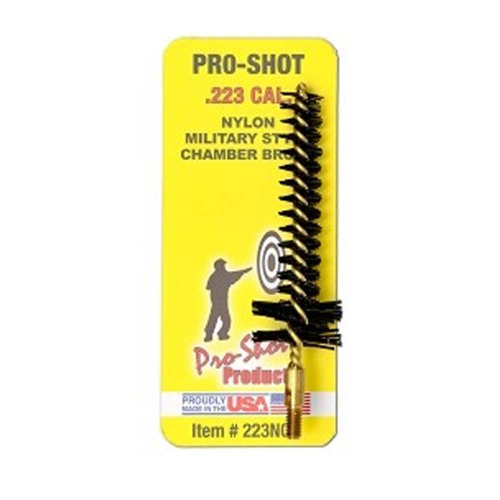 MILITARY STYLE NYLON CHAMBER BRUSH - .223 CAL./5.56MM