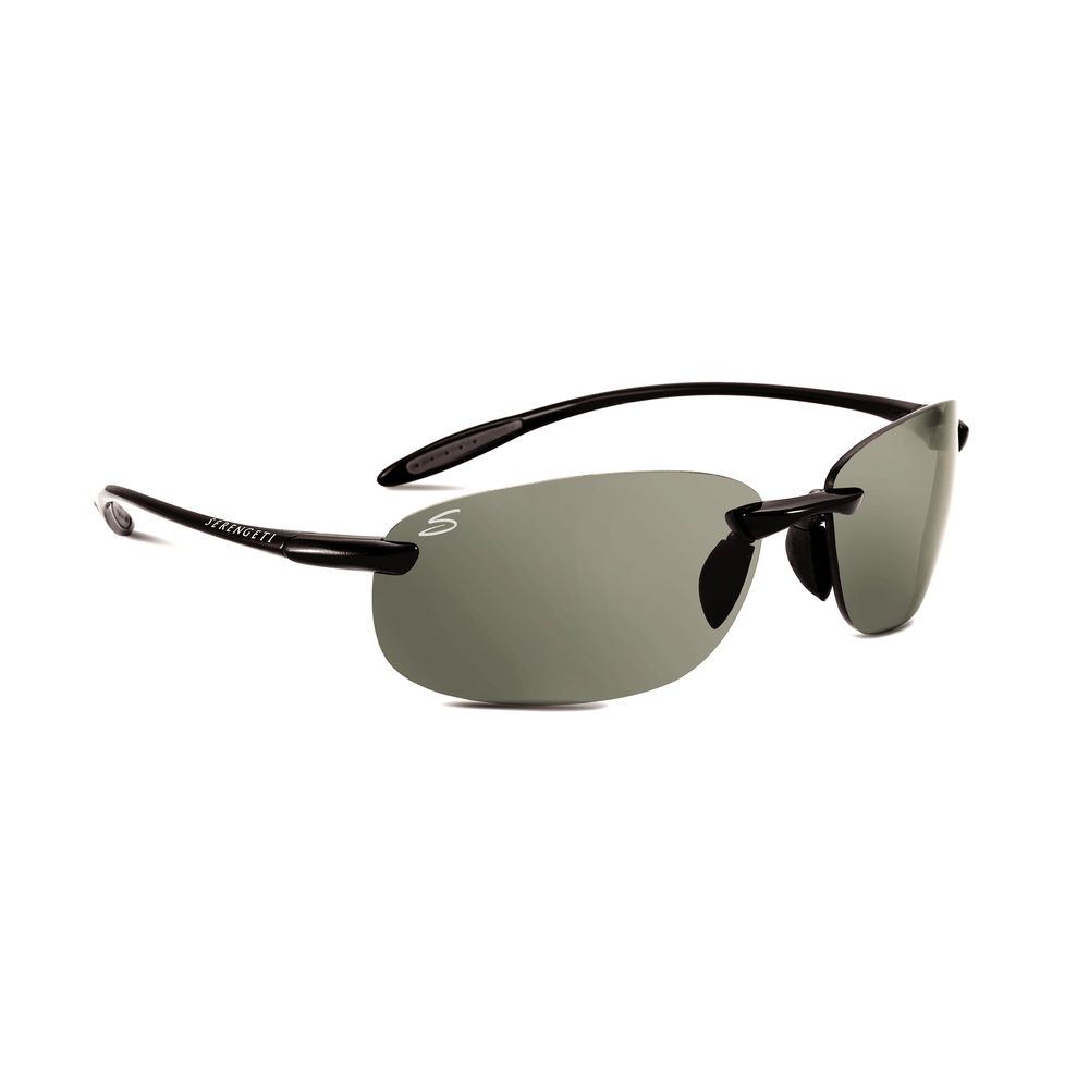 SERENGETI SPORT NUVINO SUNGLASSES, SHINY BLACK, POLARIZED