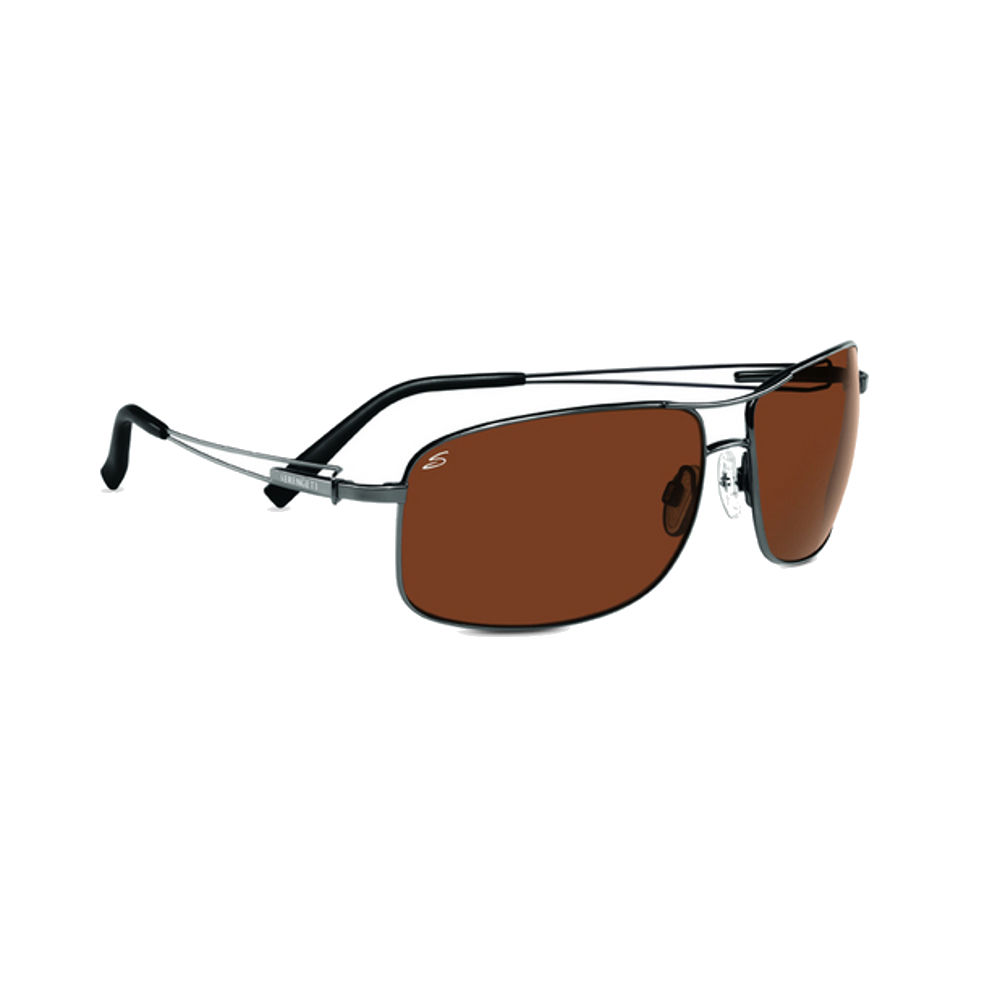 SERENGETI FLEX SASSARI SUNGLASSES, SHINY GUNMETAL, POLARIZED