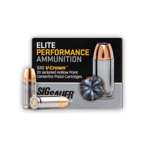 PISTOL V-CROWN ELITE 10MM 180 GR AMMO