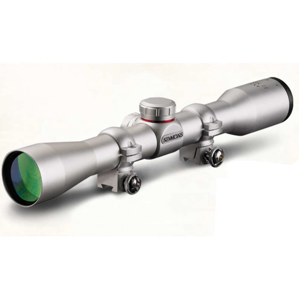 .22 MAG 3-9X32MM AO TRUPLEX RIFLESCOPE W/RINGS - SILVER