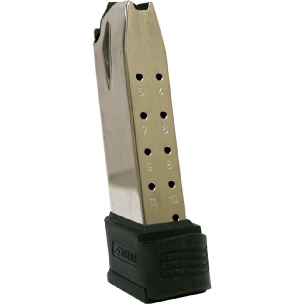 SPRINGFIELD XD SUB COMPACT FACTORY MAGAZINE -  40 S&W, 12 ROUNDS, WITH SLEEVE, STAINLESS