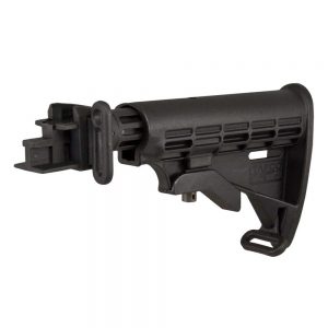 AK T6 STOCK, STAMPED RECEIVER - BLACK