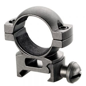 HIGH CENTERFIRE RINGS - 1, MATTE BLACK, CLAM PACK"