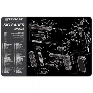 SIG SAUER SP2022 MAT - 11 X 17" - BLACK"""