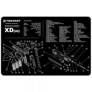 SPRINGFIELD ARMORY XDM MAT - 11 X 17" - BLACK"""