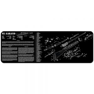 M1 GARAND MAT - 12 X 36" - BLACK"""