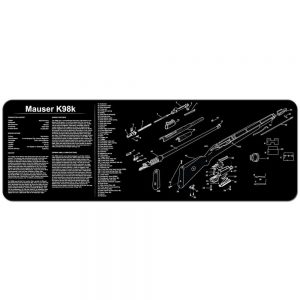 MAUSER K98 MAT - 12 X 36" - BLACK"""